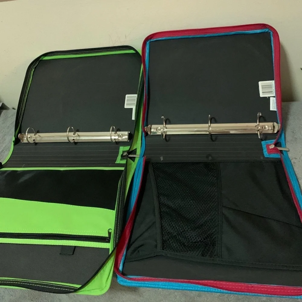 Two Five Star Zipper Binders